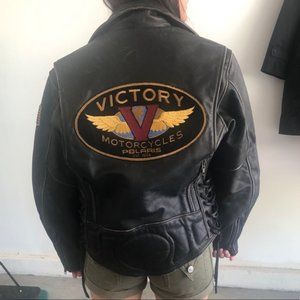 Vintage Victory Polaris Motorcyle Jacket.